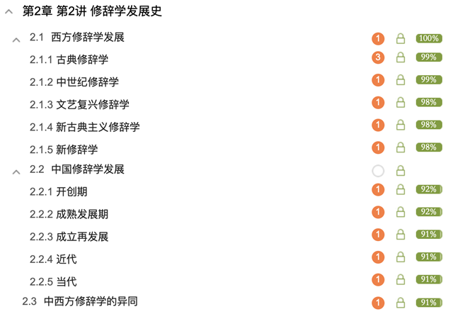 在线教学质量报告之九——《修辞与论理》