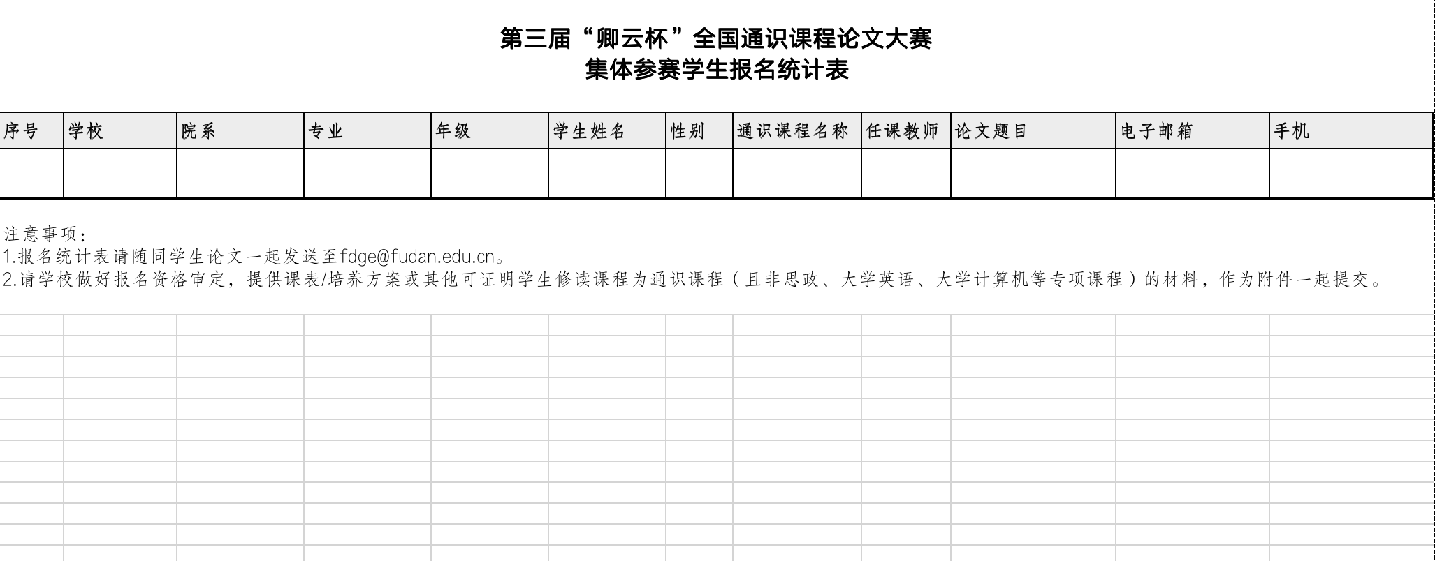 十大体育滚球平台第二届“春华秋实”通识课程优秀作业评选结果公布